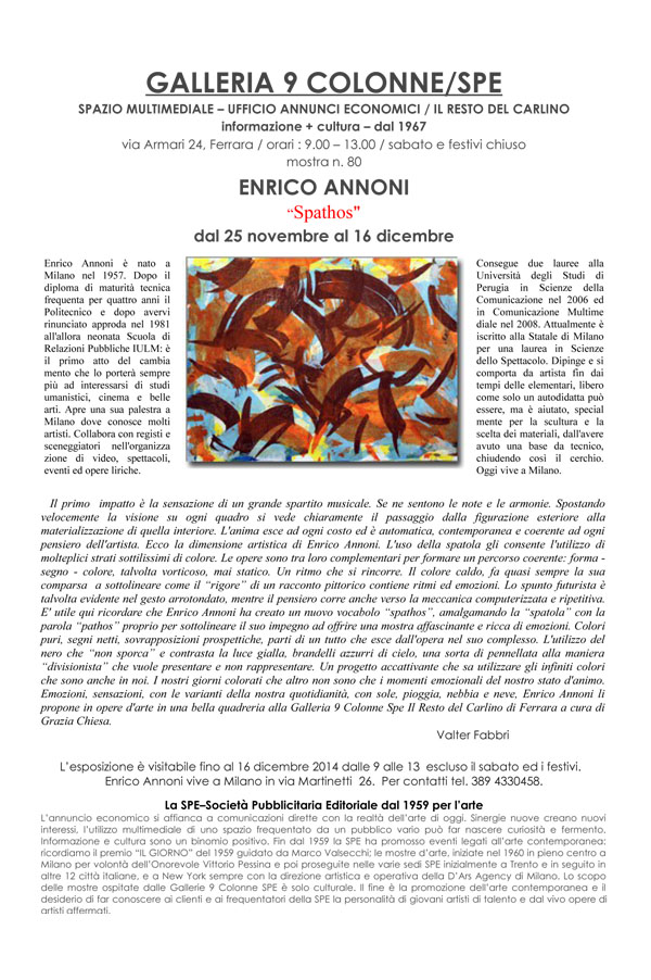 Annoni-Mostra Spathos